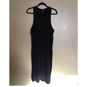 Forever 21 Basics Black Midi Dress